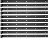 Alberts 862671 heng | zwart | rol Ø14 mm | 600 x 35 mm | Set van 10