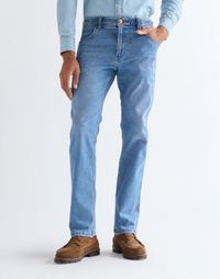 Wrangler Greensboro Hommes Regular Straight-fit Jeans Tabacco Ice
