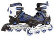 Patin à roulettes ajustable pour enfant, rose et gris