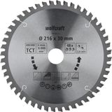 Wolfcraft Lame de scie circulaire pour coupe en onglet | HM | 48 dents | Ø216mm | 1 pièce - 6546000