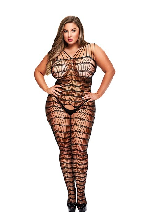 Baci Lingerie Baci Criss Cross bodystocking Maat: XL