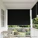 Maison Exclusive - Store extérieur à rouleau noir protégé contre les UV, 140 x 140 cm (largeur x hauteur)