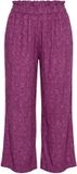 Studio Untold - Dames - Broek wijde pijpen hoge taille paisley - Bes - Maat 46+