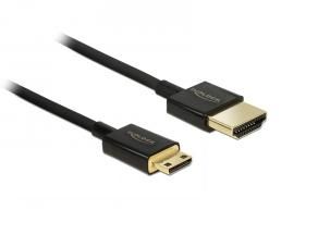 DeLOCK HDMI-A/HDMI Mini-C Kabel - 3m - Zwart