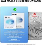 Clord - Filtres pour fontaine à eau pour chat - Lot de 5 filtres de remplacement - Blanc