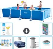 Intex Rechthoekig Frame Zwembad - 450 x 220 x 84 cm - Blauw