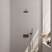BRAUER gunmetal Edition Douchethermostaat inbouw - SET 51 - 20cm hoofddouche - gunmetal geborsteld PVD 5-GM-162