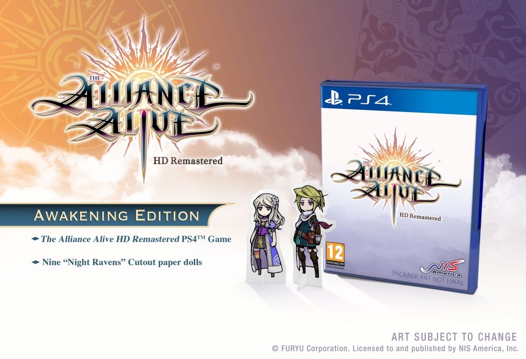 NIS The Alliance Alive HD Remastered Awakening Edition - PlayStation 4 - RPG - 12+