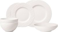Villeroy & Boch Manufacture Rock Blanc Einsteiger-Set van 8