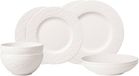 Villeroy & Boch Manufacture Rock Blanc Einsteiger-Set van 8