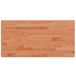 Plan de toilette en bois de hêtre massif 100x50x1,5 cm