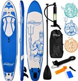 Physionics SUP Board - Stand Up Paddle - Complete Set - 305 cm - Blauw