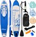 Physionics SUP Board - Stand Up Paddle - Complete Set - 305 cm - Blauw