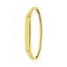 Lucardi Dames 14 karaat geelgouden ring met bar