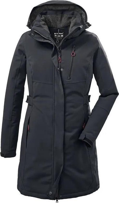 Killtec dames winter parka 37726/KOW 165 zwart functioneel - maat 48