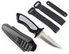 Cressi Couteau de plongée pour adultes, noir, uni