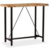 Maison Exclusive Table de bar en bois recyclé massif, 120x60x107 cm