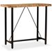 Maison Exclusive Table de bar en bois recyclé massif, 120x60x107 cm