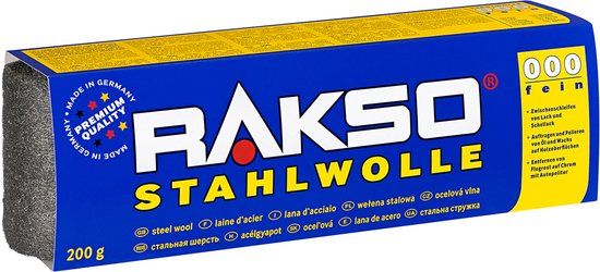 RAKSO Staalwol 000 - 200 gram