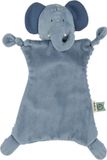 Platte Trixie Mrs. Elephant Knuffeldoekje - Blauw