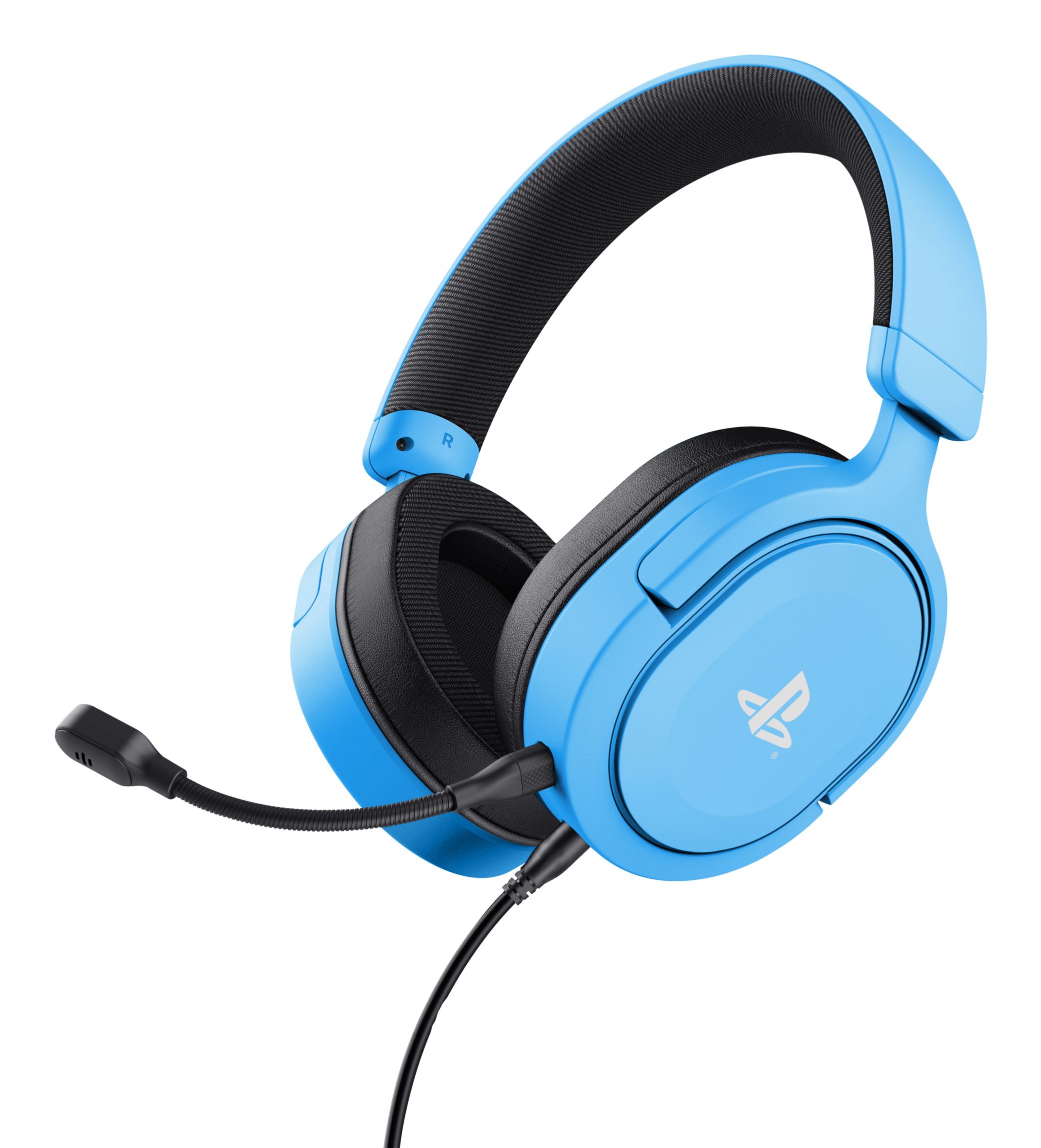 Trust GXT 498W Forta Gaming Headset - Blue - Wired - PS5/PS4