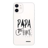 Beschermhoes Evetane Beschermhoes voor iPhone 12 Mini, Papa You Rock