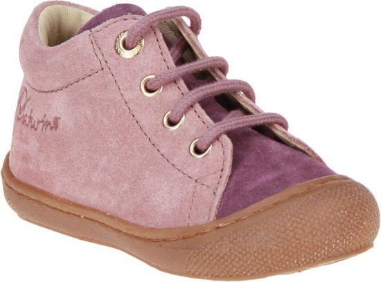 Naturino Cocoon Roze Hoge Sneakers - Meisjes - Maat 20 - Suède - Herfst/Winter 2024