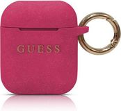 Guess Silicone Case voor Apple Airpods 1 & 2 - Fuchsia