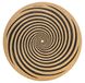 AA Audio Anatomy Vinyl platendraaitafel cover spiraalvormig ontwerp van kurk (3 mm)