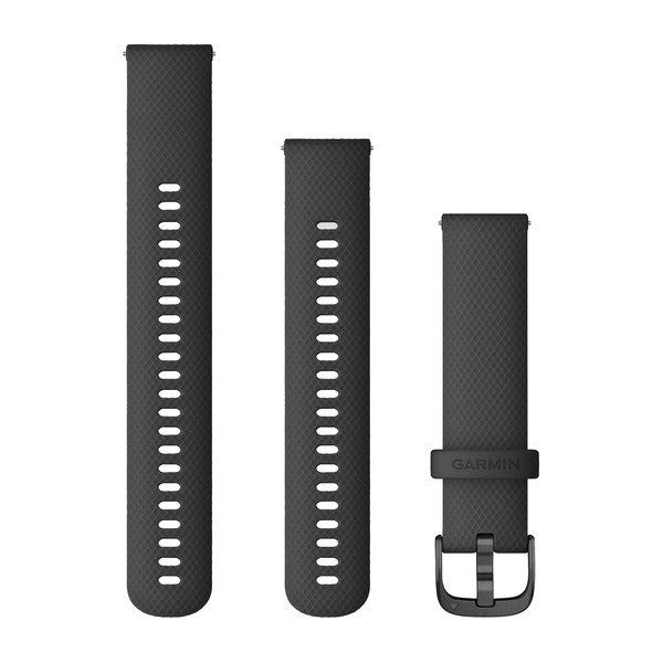 Garmin Quick Release Silicone Watch Band - 20mm - Black