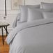 Alto Parure De Lit 2 Pièces Coton Uni 57 Fils Alto 140x200 Taie 50x70 Gris Alu