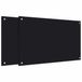 vidaXL - Spatschermen - keuken - 2 - st - 80x50 - cm - gehard - glas - zwart