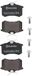 Brembo A.B.S. All Brake Systems Remblokken – Set 4-delig – Incl. Slijtage-indicator – ECE-R90