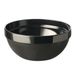 APS 79025 schaal FRIENDLY, kom, van gerecyclede kunststof (PET), Ø 14 cm, hoogte 6,5 cm, 0,5 liter, zwart