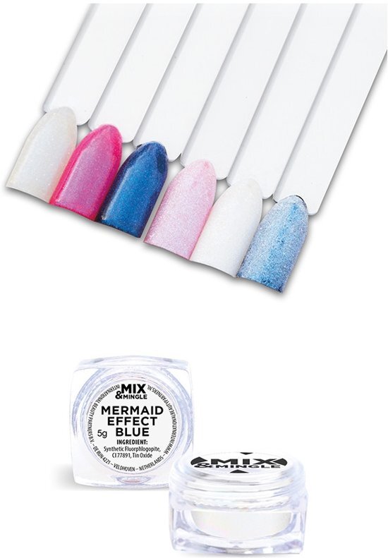 - IBP Mix & Mingle Nail Art mermaid effect blue 5gr