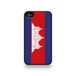LD coqip4_33 Case beschermhoes voor iPhone 4/4S, motief vlag China