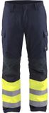 Blåkläder Multinorm Winterwerkbroek 1869-1514 - Marine/High Vis Geel - D100