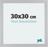 Your Decoration Cadre photo 30x30 cm MDF Argent mat Mura