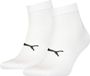 Puma Sport Light Quarter Socks (2-pack) - White - Size 39-42