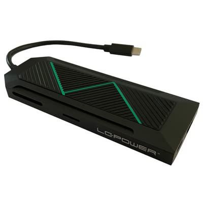 LC-Power LC-HUB-C-MULTI-6-RGB USB-C + USB Hub - 2023 Model