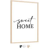 edihome Fotolijst 40x60 Hout Acrylglas Bruin