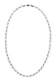 Gaya Necklace Silver Koper 60 cm