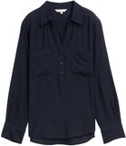 Tom Tailor - Blouse froissée avec poches poitrine - Taille 34 - Lunar Eclipse