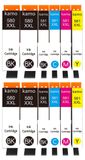 Canon Cartouches d'encre set XXL (12 pièces) pour Canon Pixma TS705, TS6350, TR8550