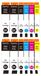 Canon Cartouches d'encre set XXL (12 pièces) pour Canon Pixma TS705, TS6350, TR8550