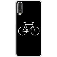 P20 Bike Hipster Bedrukt siliconen hoesje