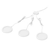 OSRAM SMART+ WiFi onderkastverlichting, rond, wit, 6.5W, 375lm, 83mm, verstelbaar wit licht, dimbaar, lange levensduur, eenvoudige montage, bedienbaar via app, 3000K - 6500K, voor keukens, planken