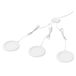OSRAM SMART+ WiFi onderkastverlichting, rond, wit, 6.5W, 375lm, 83mm, verstelbaar wit licht, dimbaar, lange levensduur, eenvoudige montage, bedienbaar via app, 3000K - 6500K, voor keukens, planken
