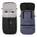 Chanceliere Interbaby Babykinderwagen, winterdeken, zacht, afneembare slaapzak, dubbele opening, gemakkelijk te wassen, anti-allergische materialen, zwart