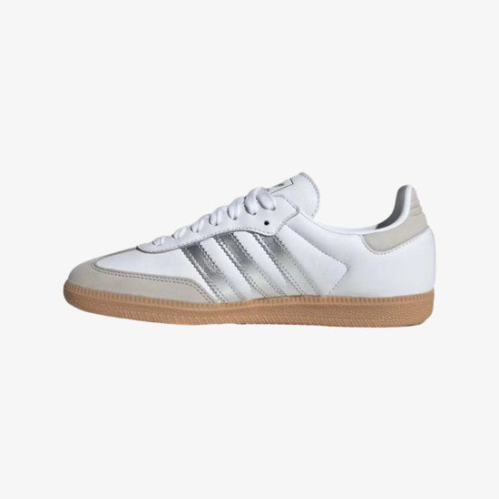 adidas Samba Metallic Classic Sneaker Wo - White